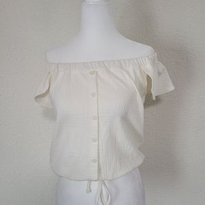 NWT Madewell Off-the-Shoulder Top - X-Small